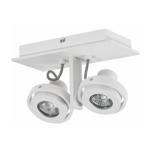 Artdelight spot Meist – 2 lichts – 23 x 15 cm – wit Artdelight spot Meist – 2 lichts – 23 x 15 cm – wit