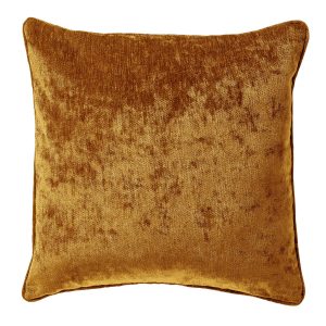 LEWY – sierkussen 45×45 cm – glansvelours – Chai Tea – geel LEWY – sierkussen 45×45 cm – glansvelours – Chai Tea – geel