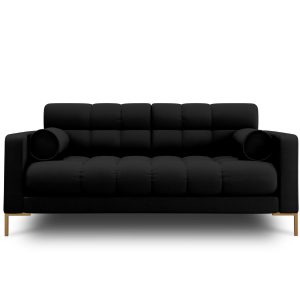 Cosmopolitan Design Bank Bali 2-zits, structurele stof, zwart – 96×152 Cosmopolitan Design Bank Bali 2-zits, structurele stof, zwart – 96×152