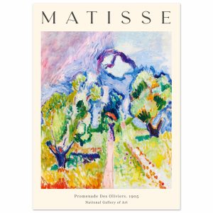 Artfulprints Poster Matisse – Promenade des oliviers 1905 – 50×70 cm – Artfulprints Poster Matisse – Promenade des oliviers 1905 – 50×70 cm –