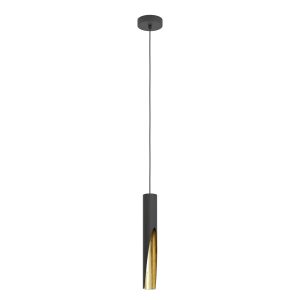 EGLO hanglamp Barbotto – gu10 – zwart, goud EGLO hanglamp Barbotto – gu10 – zwart, goud