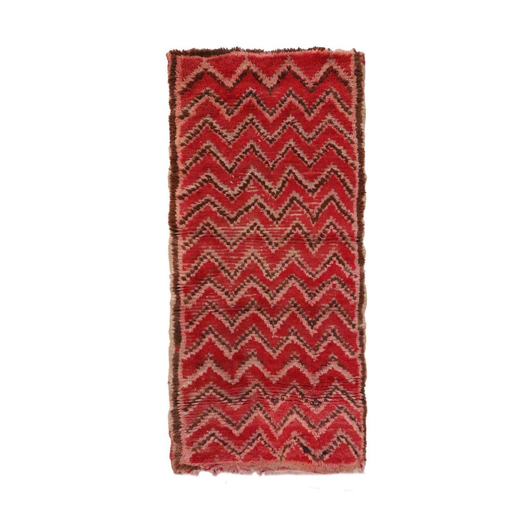 AFK Living vloerkleed Berber - handgemaakt - Wol - 76 x 163 cm