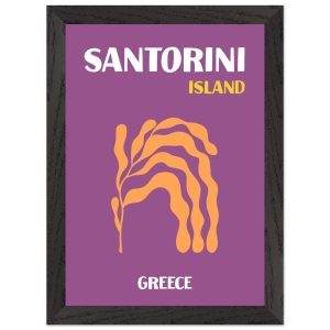 Artfulprints Poster met Lijst Griekenland – Santorini – A4 21×29.7 cm Artfulprints Poster met Lijst Griekenland – Santorini – A4 21×29.7 cm