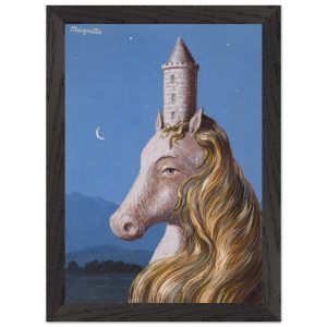 Artfulprints Poster met Lijst René Magritte – Le coeur du monde – A4 2 Artfulprints Poster met Lijst René Magritte – Le coeur du monde – A4 2