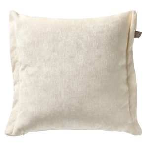 LEWIS – Sierkussen 45×45 cm – fluweel – met sierrand – Snow White – wi LEWIS – Sierkussen 45×45 cm – fluweel – met sierrand – Snow White – wi