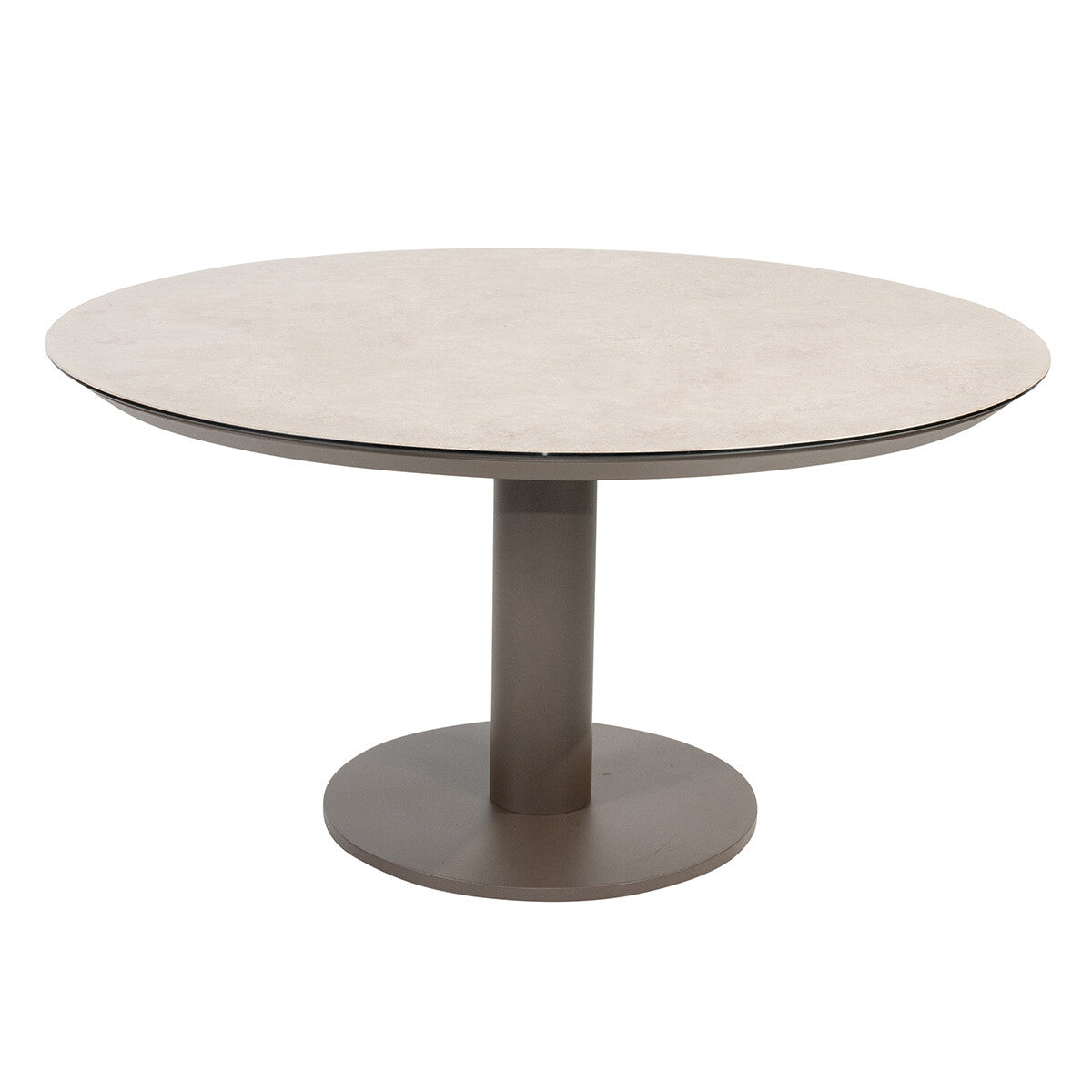 4 Seasons tuintafel laag Sarah Ø130 cm terre - printed ceramic