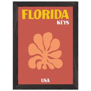 Artfulprints Poster met Lijst USA – Florida Keys – A4 21×29.7 cm – Ter Artfulprints Poster met Lijst USA – Florida Keys – A4 21×29.7 cm – Ter