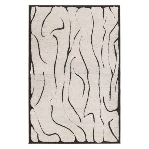 AFK Living vloerkleed Mirage – reliëfeffect – zwart – 120 x 170 cm AFK Living vloerkleed Mirage – reliëfeffect – zwart – 120 x 170 cm
