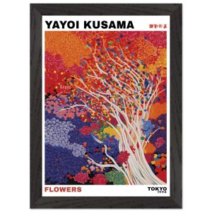 Artfulprints Poster met Lijst Yayoi Kusama – Artistic tree – A4 21×29. Artfulprints Poster met Lijst Yayoi Kusama – Artistic tree – A4 21×29.