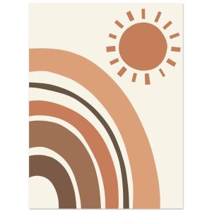 Artfulprints Poster Boho – Soft sun – 30×40 cm – beige Artfulprints Poster Boho – Soft sun – 30×40 cm – beige