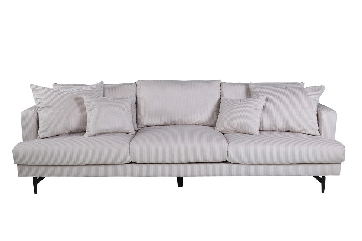BRAM Bank Matis - Zits Bank - Beige Ribstof