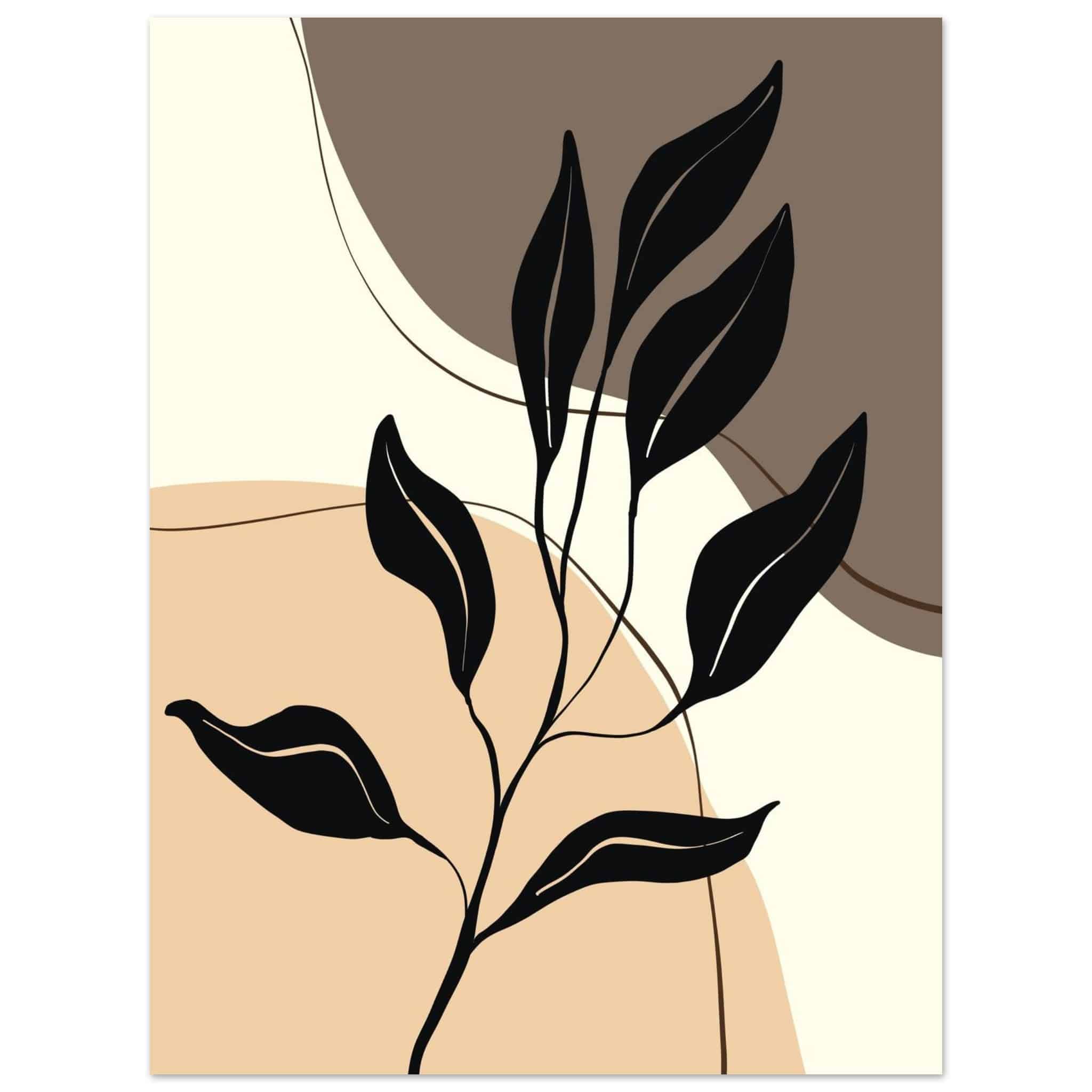 Artfulprints Poster Boho – Graphic nature - 30x40 cm - Meerkleurig