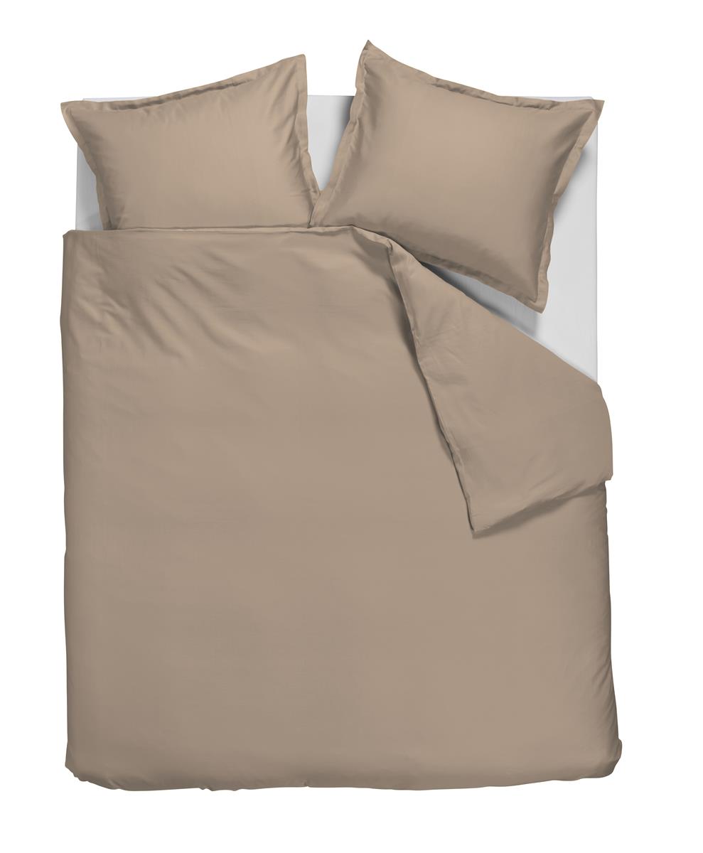 Ambiante Satin Uni dekbedovertrek - Tweepersoons - 200x200/220 cm - Ta