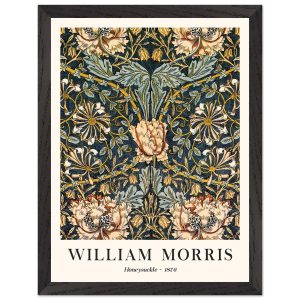 Artfulprints Poster met Lijst William Morris – Honeysuckle 1876 – 30×4 Artfulprints Poster met Lijst William Morris – Honeysuckle 1876 – 30×4