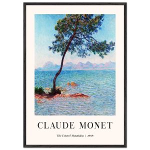 Artfulprints Poster met Lijst Claude Monet – The Esterel Mountains – 7