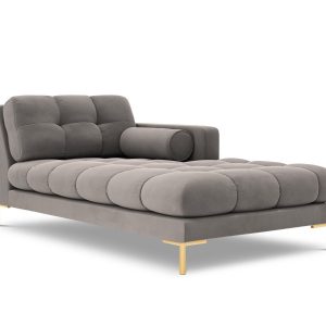 Cosmopolitan Design rechter chaise longue Bali flueel, lichtgrijs – 18