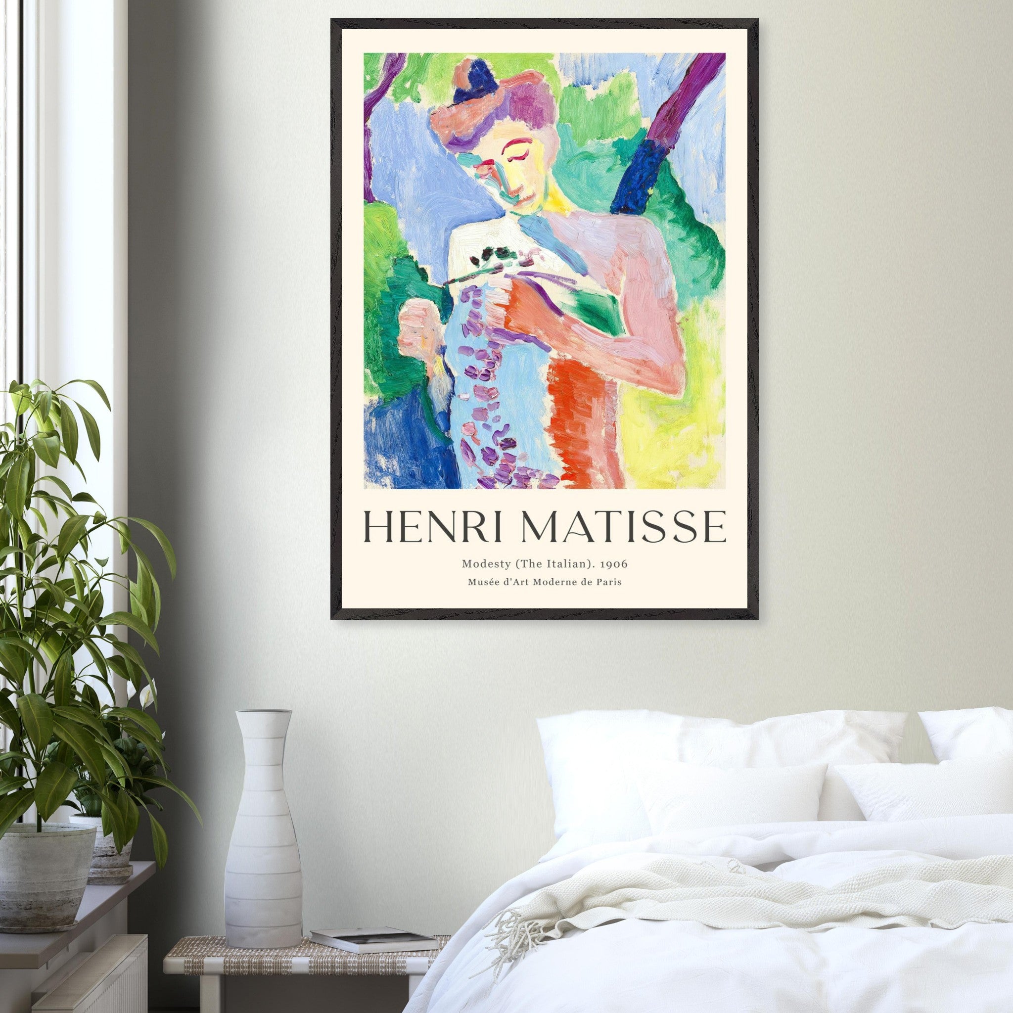 Artfulprints Poster Matisse - Modesty 1906 - 70x100 cm - Meerkleurig