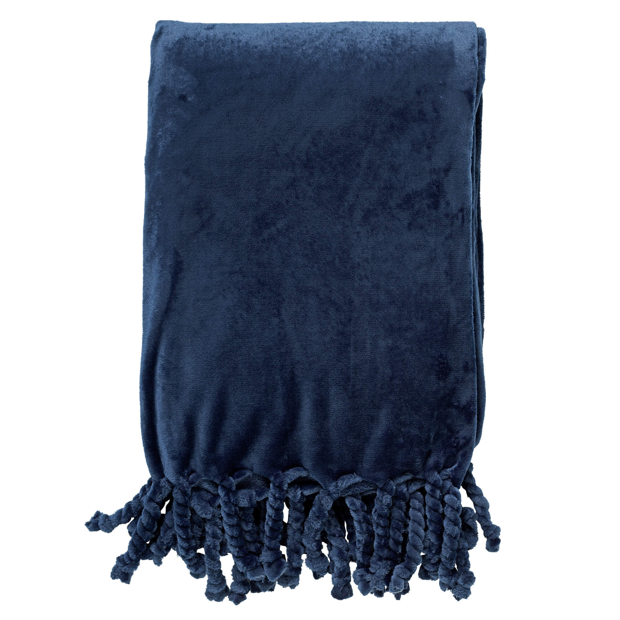 FLORIJN - Plaid 150x200 cm - grote fleece plaid met flosjes - Insignia