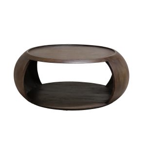 DÉJA Living Salontafel June – Rond – Mangohout – Ø85cm