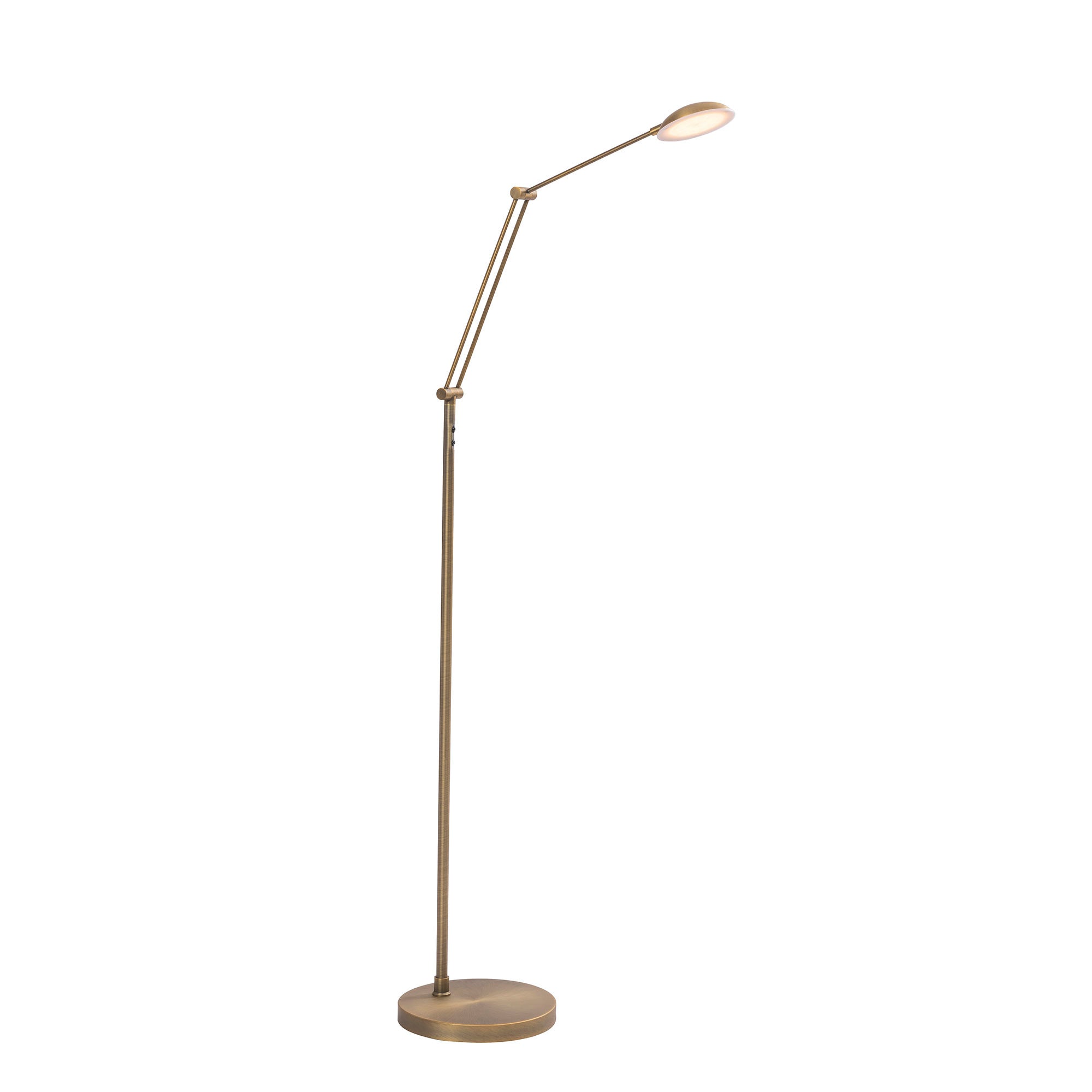 Artdelight vloerlamp Palermo - 1 lichts - 26 x 135 cm - brons