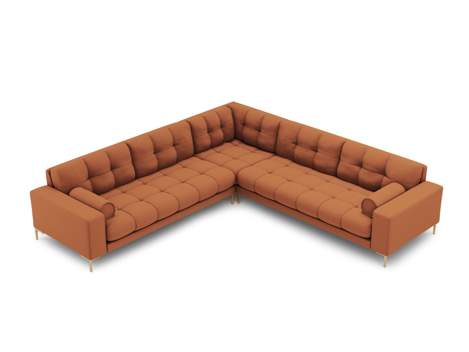 Cosmopolitan Design Symmetrische hoekbank Bali 6-zits, structurele sto