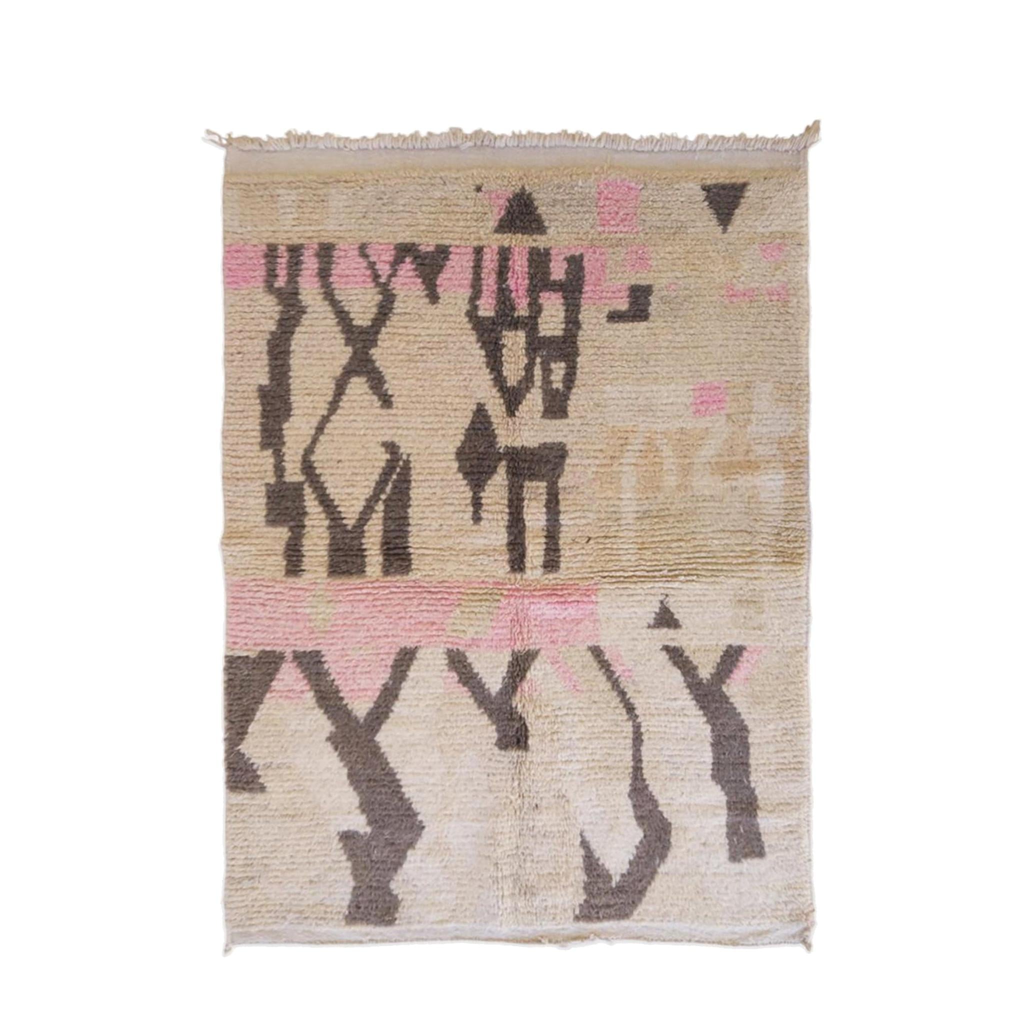 AFK Living vloerkleed Berber - handgemaakt - Wol - 131 x 200 cm