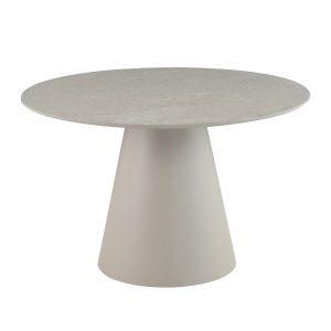 DÉJA Living Eettafel Vince Rond – Greige – 120x120x75cm DÉJA Living Eettafel Vince Rond – Greige – 120x120x75cm