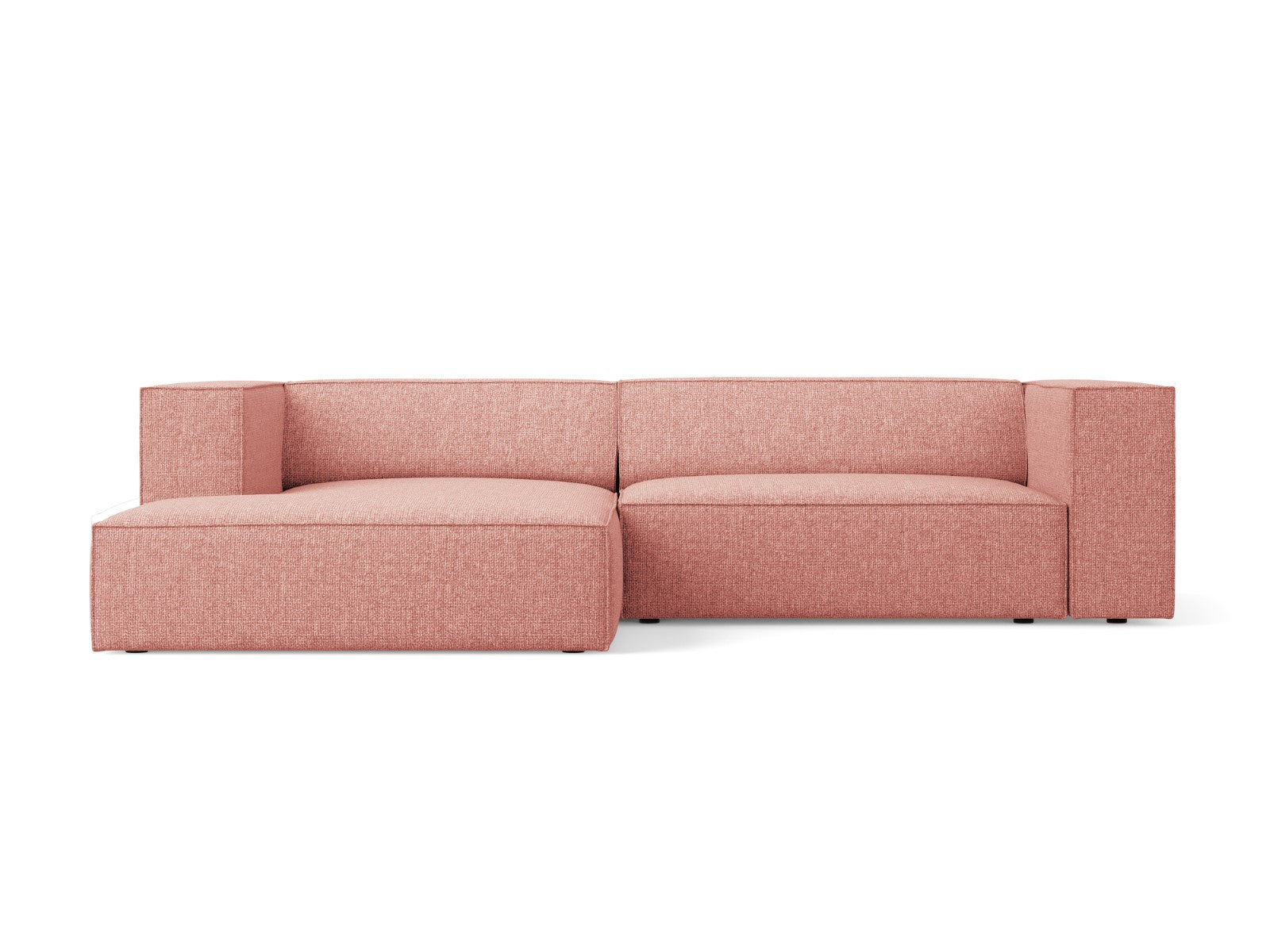 Cosmopolitan Design linker hoekbank Arendal 3-zits, chenille, roze - 1