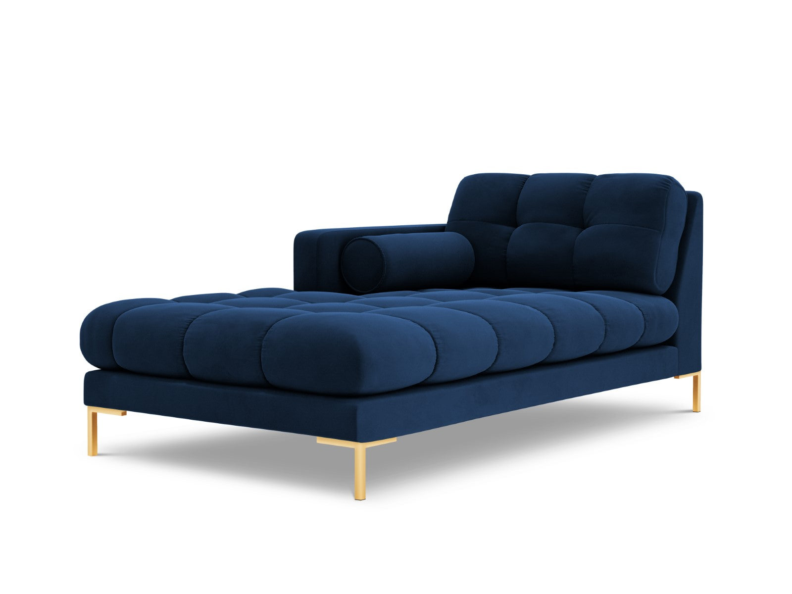 Cosmopolitan Design linker meridiaan Bali flueel, koningsblauw - 185x1