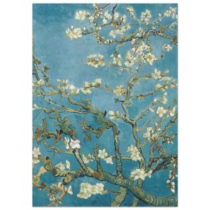 Artfulprints Poster Vincent van Gogh – Amandelbloesem – 50×70 cm – Bla