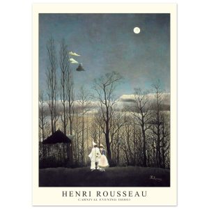 Artfulprints Poster Henri Rousseau – Carnival evening – 50×70 cm – Bla Artfulprints Poster Henri Rousseau – Carnival evening – 50×70 cm – Bla