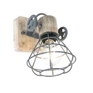 Anne Light & home spot dolphin – 1 lichts – 14x 18 cm – grijs Anne Light & home spot dolphin – 1 lichts – 14x 18 cm – grijs