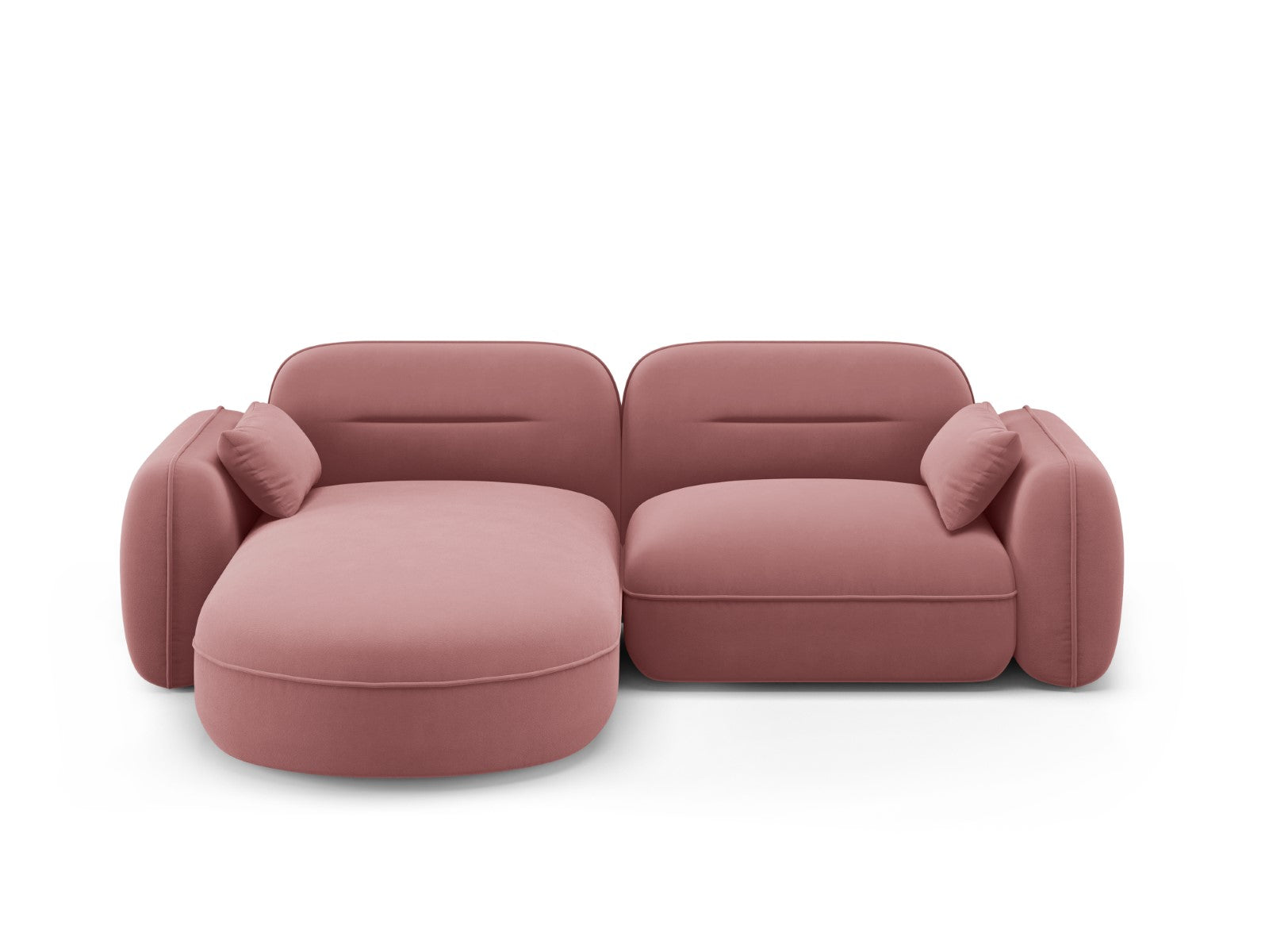 Cosmopolitan Design Modulaire hoekbank links Sydney 3-zits, flueel, za
