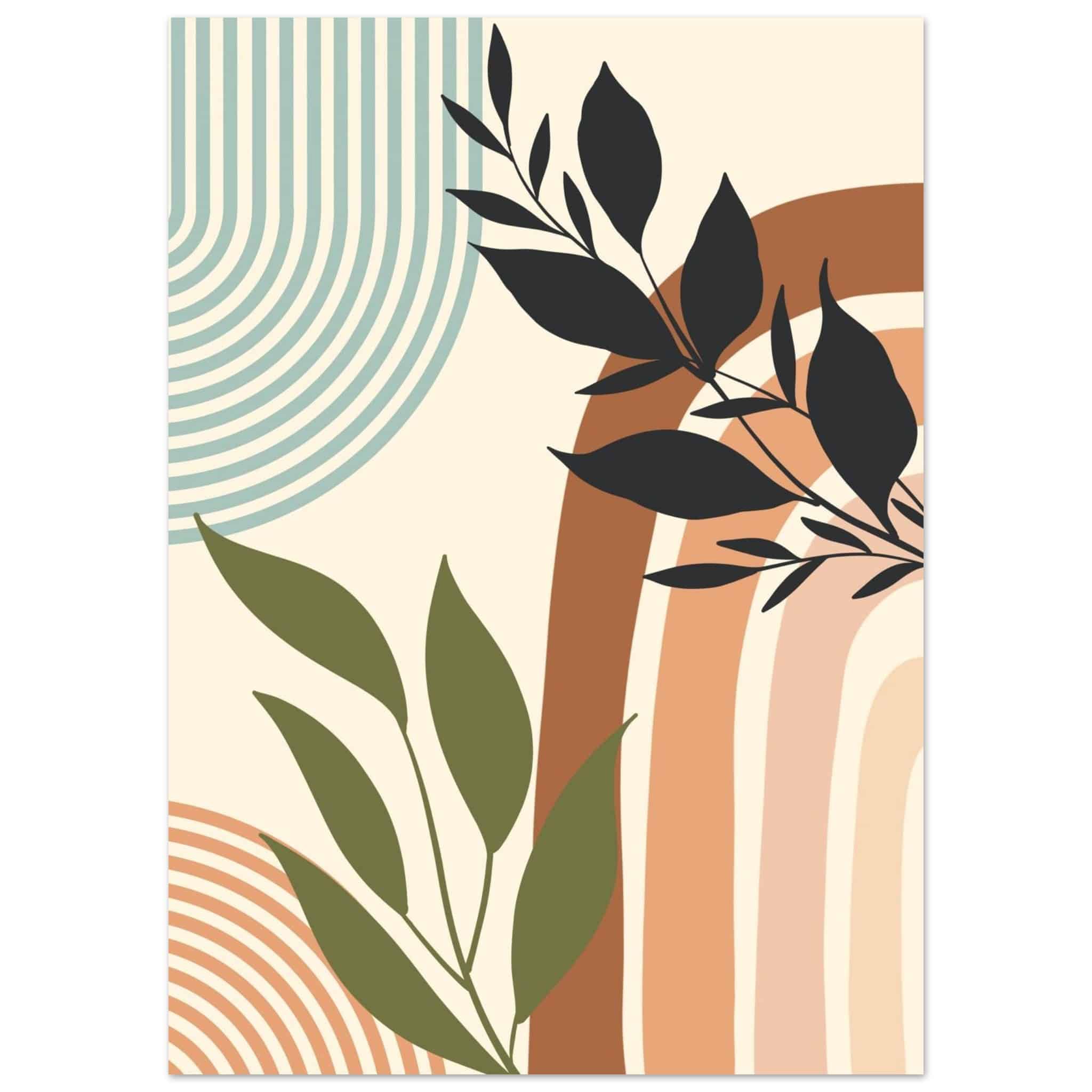 Artfulprints Poster Boho – Natural tones - 50x70 cm - Meerkleurig