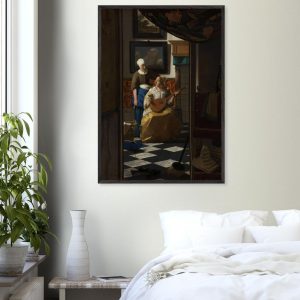 Artfulprints Poster Johannes Vermeer – De liefdesbrief – 70×100 cm – B Artfulprints Poster Johannes Vermeer – De liefdesbrief – 70×100 cm – B