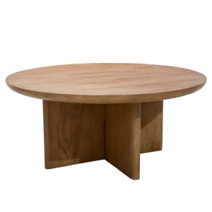 DÉJA Living Salontafel Helsinki – Naturel Hout – 80x80x35cm