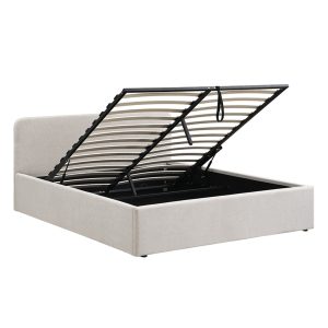 Calicosy – Opbergbed ELYA – beige 215x170x88 cm Calicosy – Opbergbed ELYA – beige 215x170x88 cm