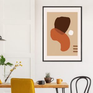 Artfulprints Boho wall art – Abstract earth poster 70×100 cm Artfulprints Boho wall art – Abstract earth poster 70×100 cm