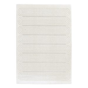 AFK Living vloerkleed Sinea – reliëfeffect – beige – 200 x 290 cm