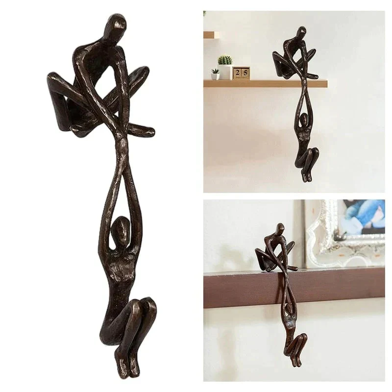 HarmonyHomes – Liefdesbeeldje voor Decoratie | Uniek Sculptuur Voeg Balans en Stijl Toe