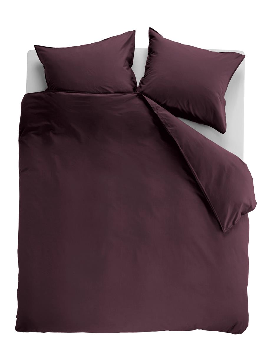 Ambiante Cotton Uni dekbedovertrek - Effen - Lits-Jumeaux - 240x200/22