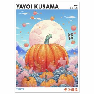 Artfulprints Poster Yayoi Kusama – Tokyo pumpkin – A4 21×29.7 cm – Ora Artfulprints Poster Yayoi Kusama – Tokyo pumpkin – A4 21×29.7 cm – Ora