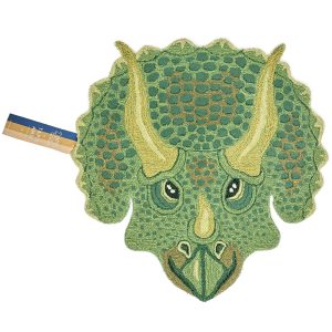 Doing Goods Triceratop Dierenkop Vloerkleed – Groot 95 x 91 x 2,5 cm – Doing Goods Triceratop Dierenkop Vloerkleed – Groot 95 x 91 x 2,5 cm –