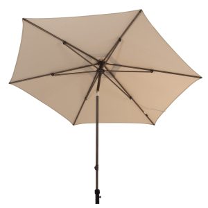 4 Seasons stokparasol Azzurro beach Ø300 cm solefin – Wenge frame 4 Seasons stokparasol Azzurro beach Ø300 cm solefin – Wenge frame