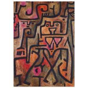 Artfulprints Paul Klee – Forest witches poster 50×70 cm Artfulprints Paul Klee – Forest witches poster 50×70 cm