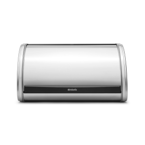 Brabantia Broodtrommel met schuifdeksel, medium – Matt Steel Brabantia Broodtrommel met schuifdeksel, medium – Matt Steel
