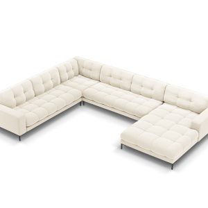 Cosmopolitan Design Panoramische hoekbank links Bali 7-zits, flueel, l Cosmopolitan Design Panoramische hoekbank links Bali 7-zits, flueel, l