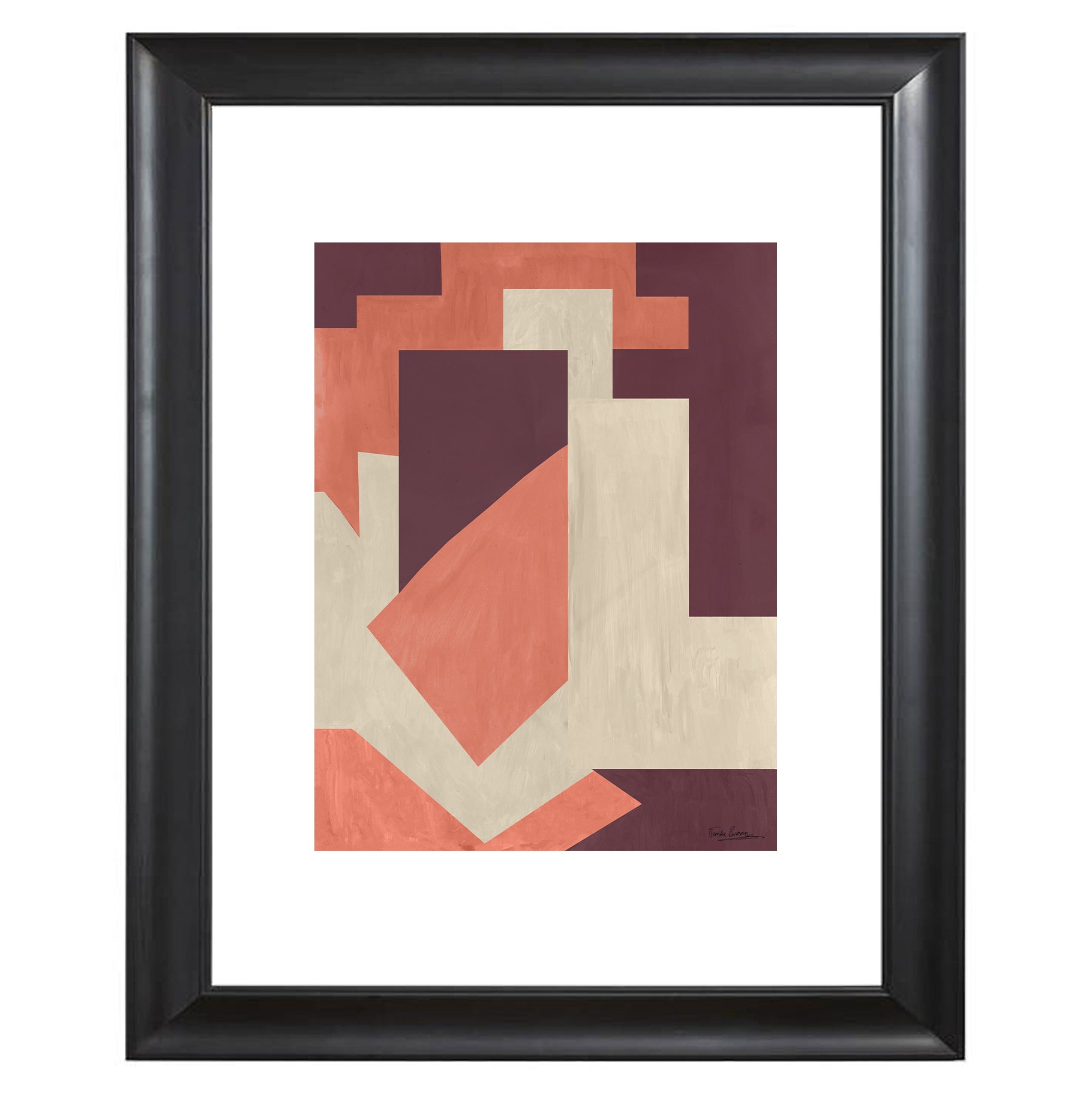 Catchii poster Geometric Colored Purple Surfaces Right - meerkleurig -