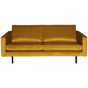 WOOOD 2,5-zits bank Rodeo – Velvet – Oker – 85x190x86 WOOOD 2,5-zits bank Rodeo – Velvet – Oker – 85x190x86