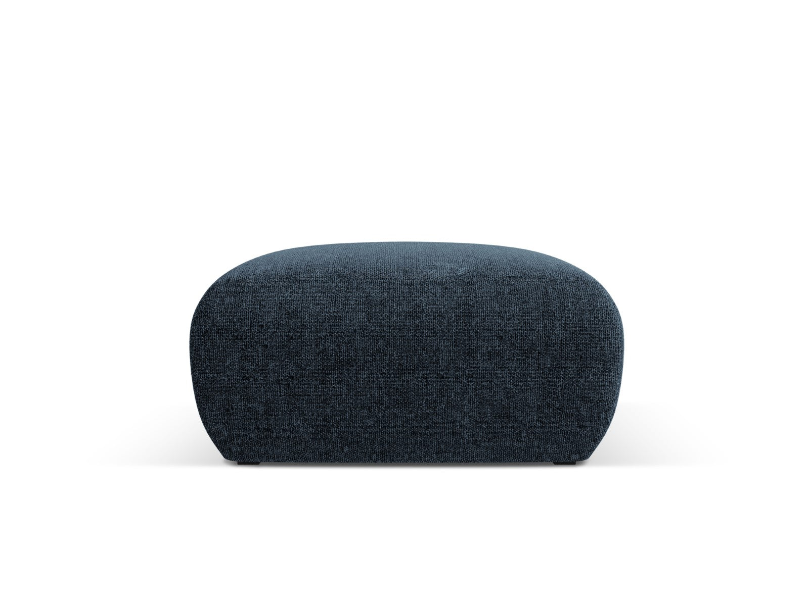 Cosmopolitan Design Poef Nolio chenille, koningsblauw - 75x75x36cm